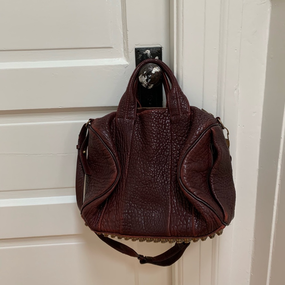 Alexander Wang Rocco w/ brass hardware (burgundy)